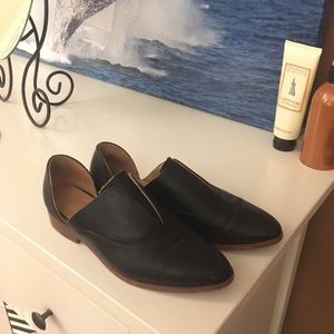 Black Nisolo Emma D’Orsay Flats Size 7